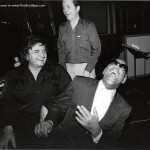 Johnny Cash and Ray Charles