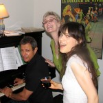 Zooey Deschanel, Jeff Goldblum and Jane Lynch
