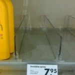 I found invisible spray today