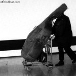 Charles Mingus walks his bass