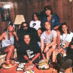 Pearl Jam and Soundgarden backstage at Lollapalooza 1992