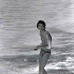 Jimmy Page having a good time in Hawaii (1969)