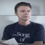 David Bowie in his music video for Where Are We Now?