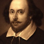 William Shakespeare, English poet and playwright. Portrait of William Shakespeare