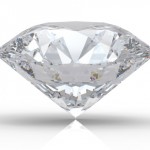 Diamond with reflection