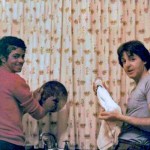 Michael Jackson and Paul McCartney doing the washing up