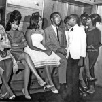 Ronnie Spector, Dee Dee Sharp, Cassius Clay, Dionne Warwick, and Stevie Wonder backstage at The Apollo (1963)