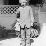 Albert Einstein pulls his own strings