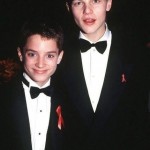 Elijah Wood & Leonardo DiCaprio at the Academy Awards in 1994