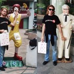 Kurt Cobain, Ronald McDonald and Colonel Sanders