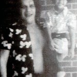 Andre the Giant and a young Dwayne “The Rock” Johnson.