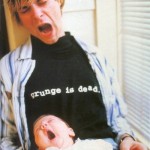 Kurt Cobain yawns