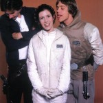 Harrison Ford, Carrie Fisher and Mark Hamill.