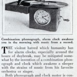 Clock-Phonograph