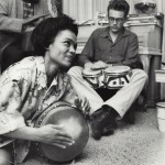 EARTHA KITT AND JAMES DEAN, 1954