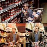 Andy Warhol shopping in Gristede’s supermarket in New York, 1965.