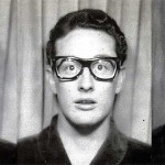 Buddy Holly in a photo-booth at Grand Central Station, 1959.