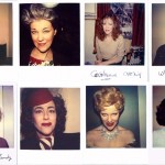 Catherine O’Hara’s wardrobe polaroids from the Canadian sketch comedy Second City Television.