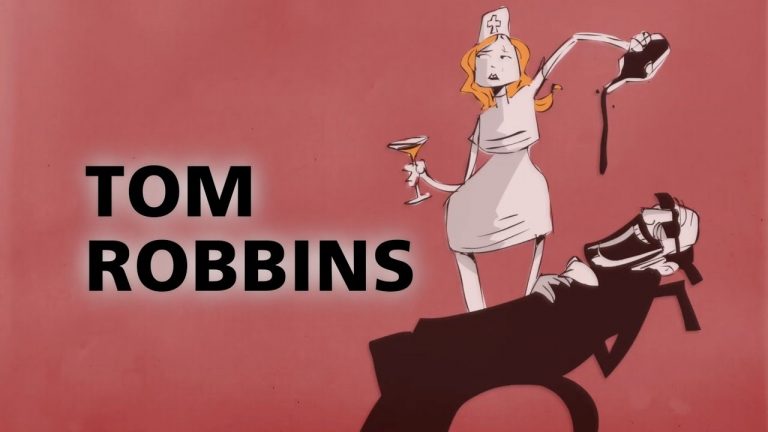 Tom Robbins Gets Animated Answering “Where Do His Ideas Come From?”
