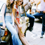 Billie Perkins and Jodie Foster photographed by Steve Schapiro on set of Taxi Driver (1976)