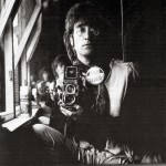 Self-portrait of John Lennon and his Rolleiflex in the attic of his house Kenwood, June 29, 1967