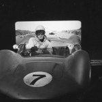 Elvis Presley behind the wheel of a 1962 Elva Mk. VI