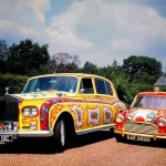 John Lennon’s Rolls Royce and George Harrison’s Mini Cooper (1967)