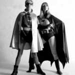 Nico and Andy Warhol as Batman and Robin for Esquire, 1967 (2)