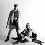 Nico and Andy Warhol as Batman and Robin for Esquire, 1967 (3)