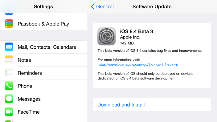 Apple iOS Beta Update Focuses on Music App
