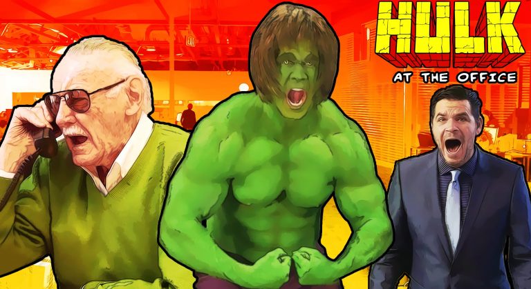 The Hulk Gets an Office Job. Hilarity, Stan Lee and  Lou Ferrigno Ensue