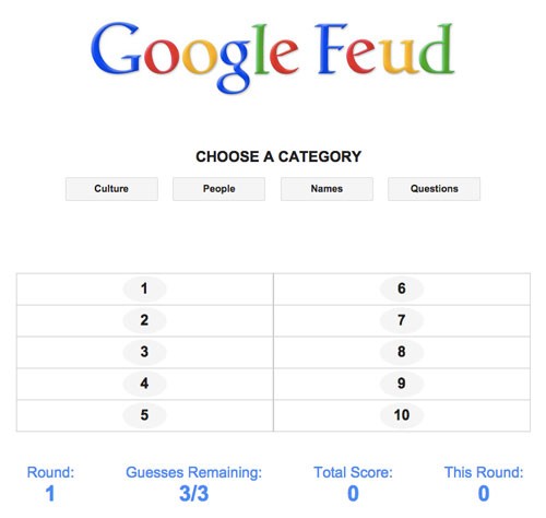 Feud google Google Feud