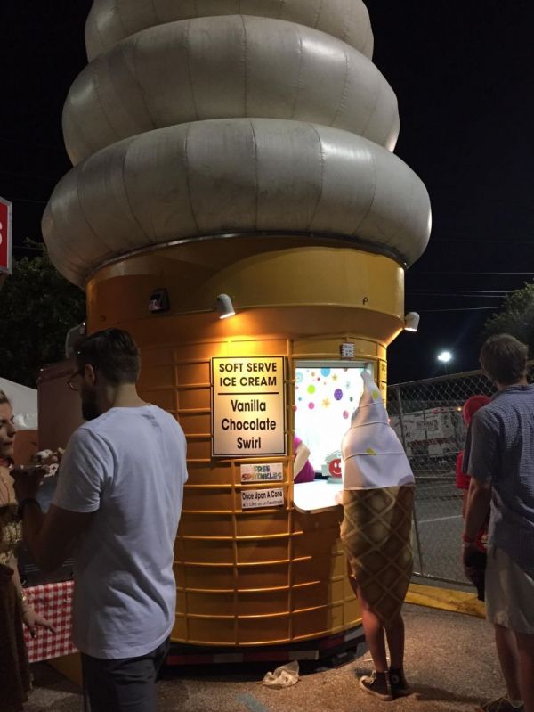 This Is an Ice Cream Cone Ordering an Ice Cream Cone from an Ice Cream Cone