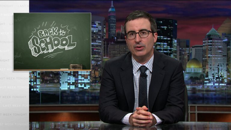 John Oliver Gives Students Back to School Advice