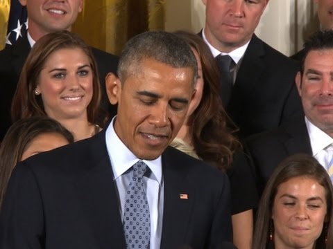 Obama Honors US Women’s Soccer Team, Calling Them “Badass” Like A Boss