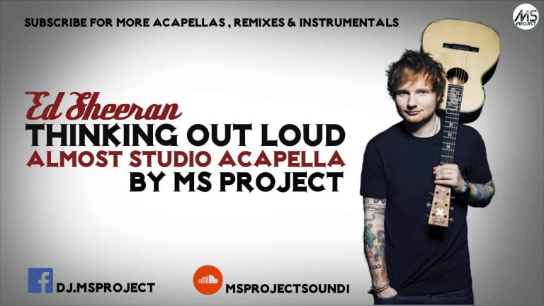 Ed Sheeran’s Isolated Vocals For “Thinking Out Loud”