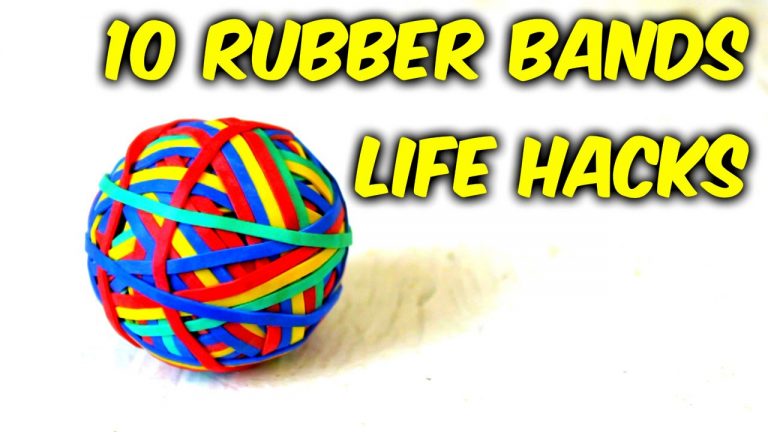 Simple Life Hacks You Can Do With A Rubber Band