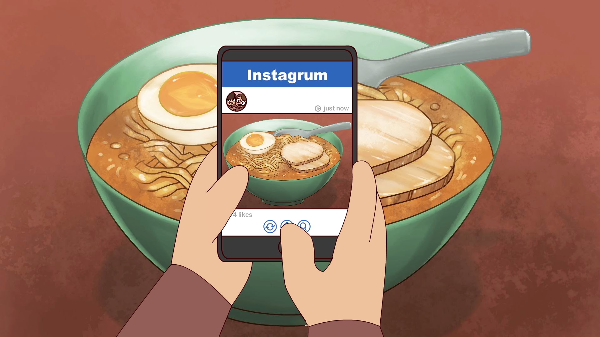 The dark, but cute, side with wanting more followers on social media