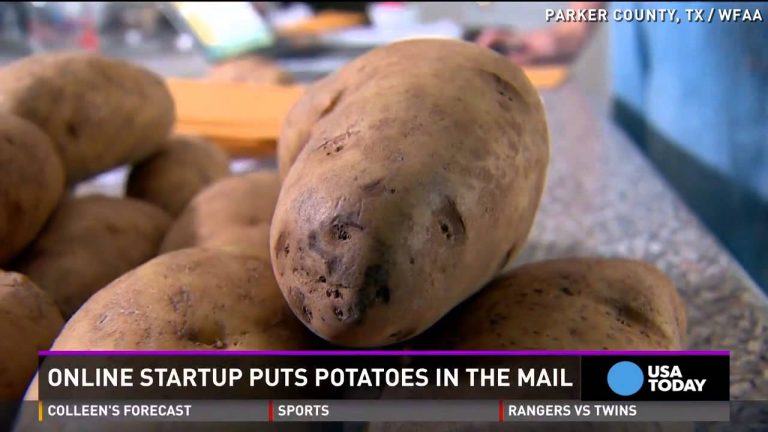Man invents anonymous messaging service handwriting your message on a potato. He makes $10k a month.