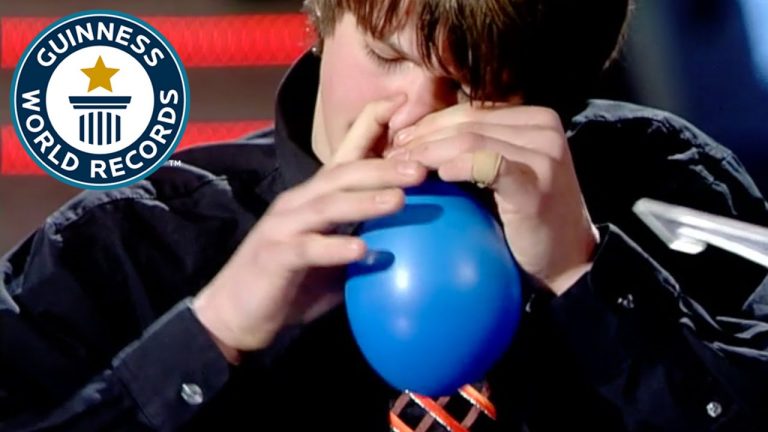 Watch: Guy Breaks Guinness World Record By Inflating 27 Balloons With His Nose In 3 Minutes