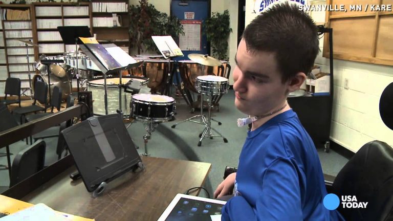 This kid tried to quit band, but the teacher had other plans