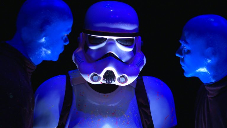 Meet The Blue Man Group’s Latest Drummer…A Storm Trooper. Wait…Wait?