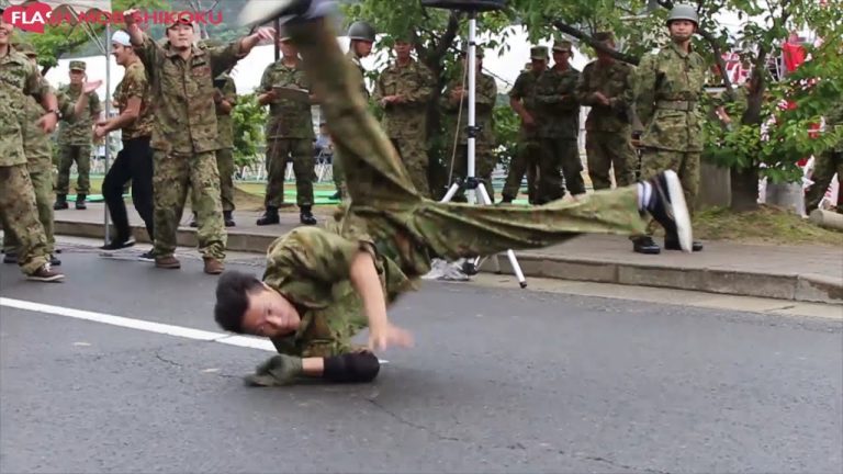 Japanese army band performance is pretty serious…until this happens