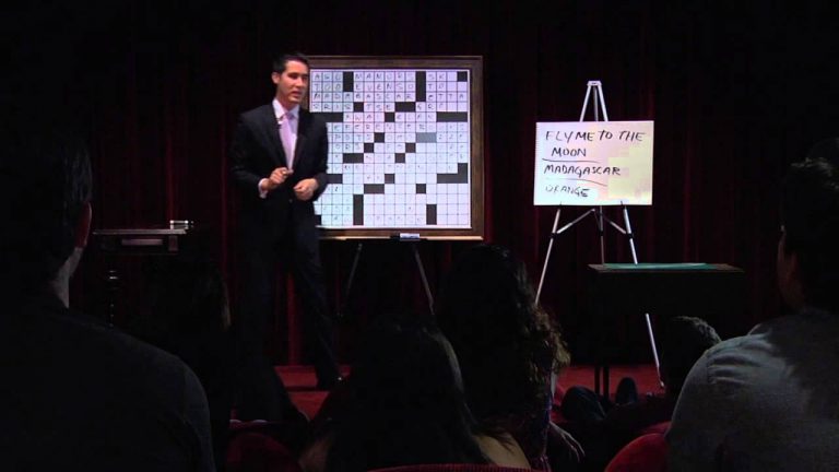 “Now You See Me” Head Magic Consultant Will Blow Your Mind With This Crossword Puzzle Trick