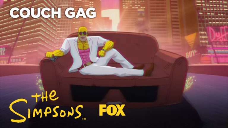 The Simpsons Goes All Miami Vice In This 1980s Couch Gag