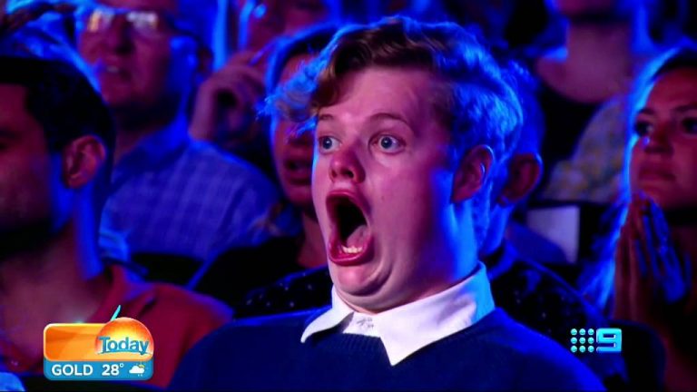 You Wish You Were Ever Impressed by Anything As This Guy Is Watching Australia’s Got Talent