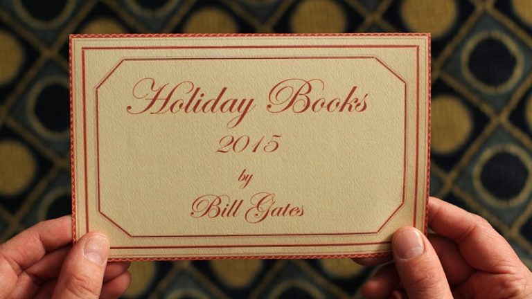 Bill Gates Shares His Best Books Of 2015
