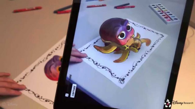 Augmented Reality Coloring Book Brings Your Drawings To Life
