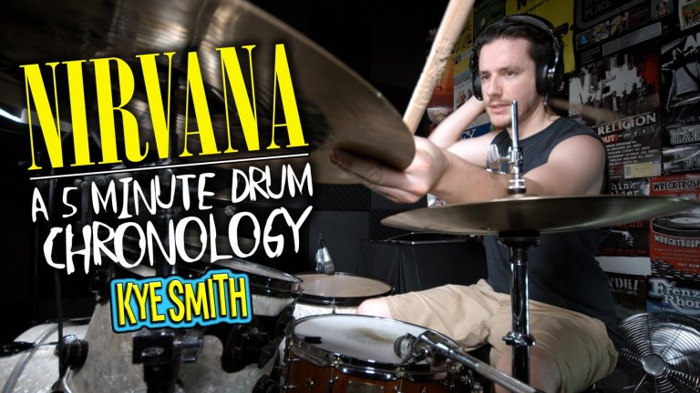 Drummer Mashes All The Songs You Know From Nirvana Into A 5-Minute Video