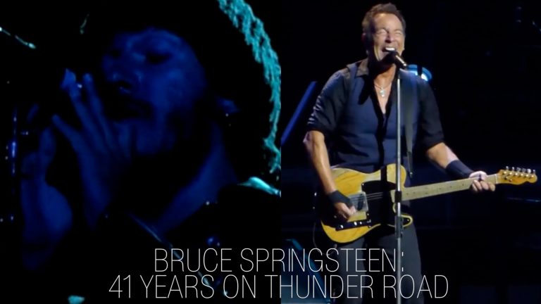 Bruce Springsteen singing Thunder Road over the course of 41 years